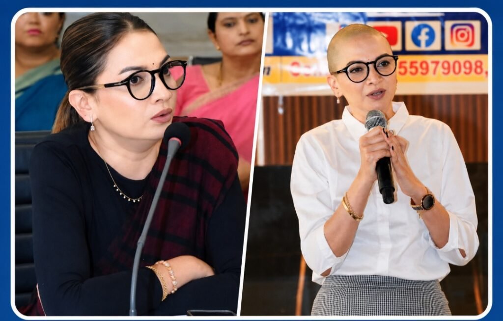 कैंसर पीड़ित बच्ची की मुस्कान के लिए महिला कमिश्नर ने मुंडवाया सिर, इंसानियत की मिसाल बनीं सविता प्रधान