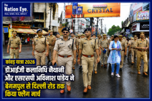 मेरठ में कांवड़ यात्रा सुरक्षा का रियलिटी चेक, डीआईजी-एसएसपी ने बेगमपुल से दिल्ली रोड तक किया फ्लैग मार्च